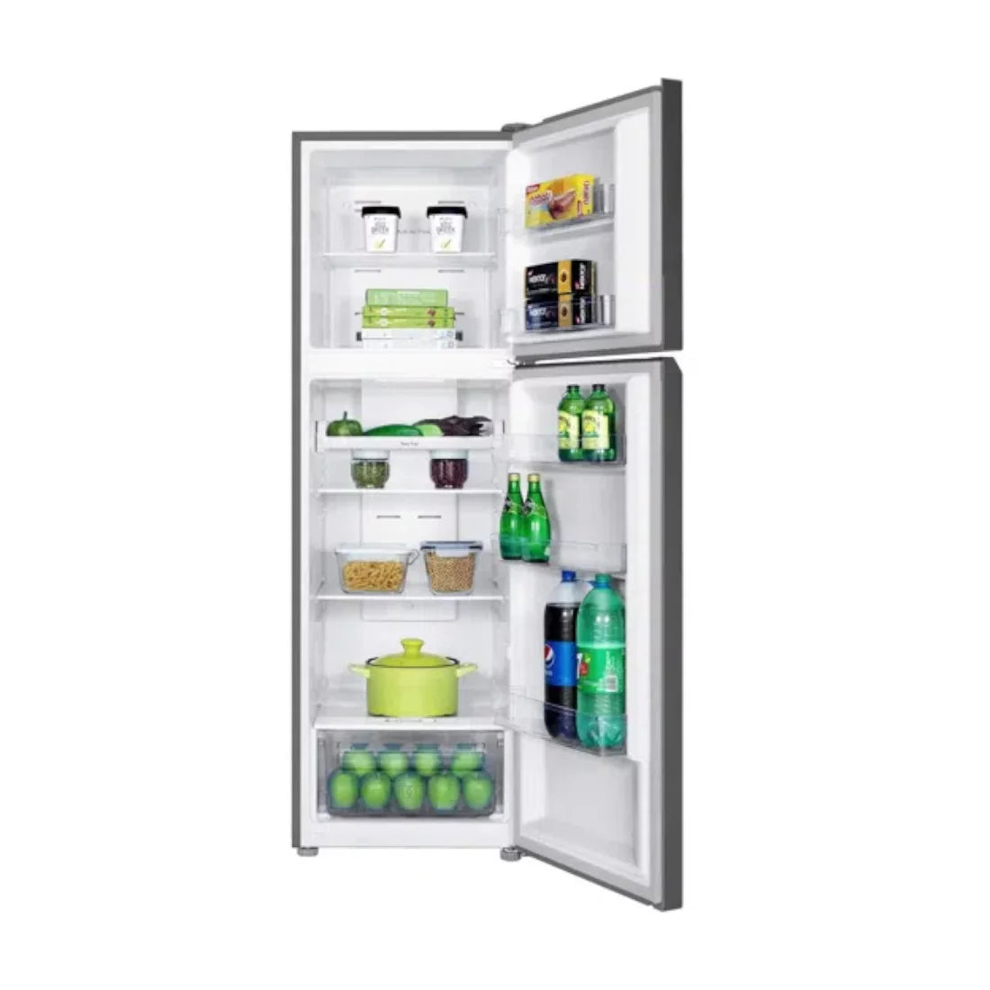 TCL REFRIGERATEUR DEUX PORTES 286L GRIS FONCE - P286TM