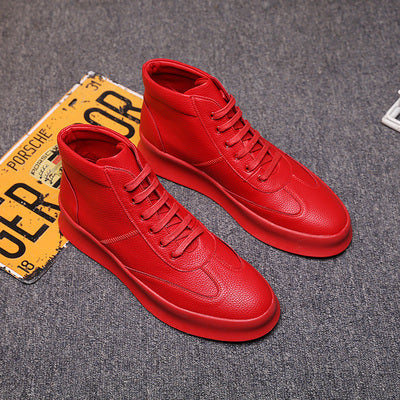 Importé - Chaussure Homme Baskets Montantes Tendance Cuir PU