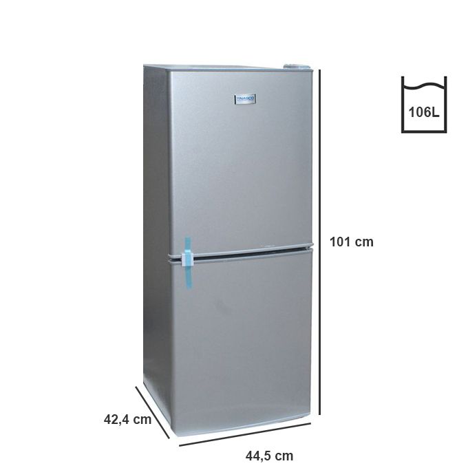 NASCO REFRIGERATEUR COMBINE 132 LT ECO ENERGIE - NASD2-132FL
