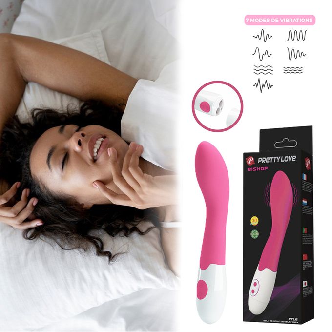 SEXTOYS Vibromasseur Pretty Love Bishop en Silicone