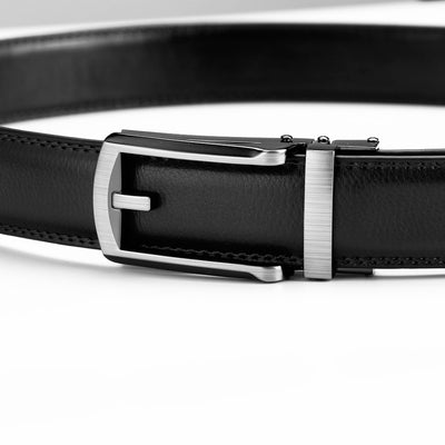 Importé - Ceinture Homme Confortable En Cuir Verni Premium