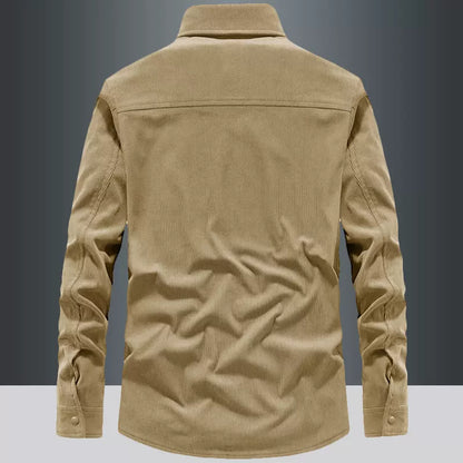 Importé - Chemise Homme Slim Style Veste Décontractée  À Manches Longues