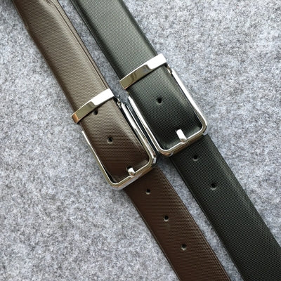 Importé - Ceinture Homme  Confortable Double Couches En Cuir Premium