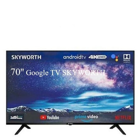 SKYWORTH TV 70" HD GOOGLE TV - Wifi-Décodeur Intégré - 70SUE9350F - Garantie 12 Mois