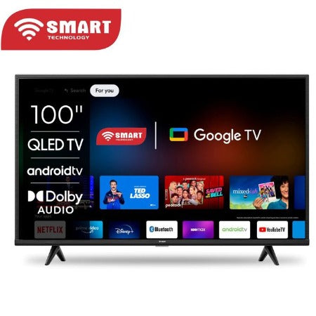 SMART TECHNOLOGY TV 100" HD GOOGLE TV WIFI + BLUETOOTH - STT-1000SKQ -Garantie 12 Mois