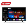 SMART TECHNOLOGY TV 70"HD GOOGLE WIFI+BLUETOOTH - STT-7084SKM -Garantie 12 Mois
