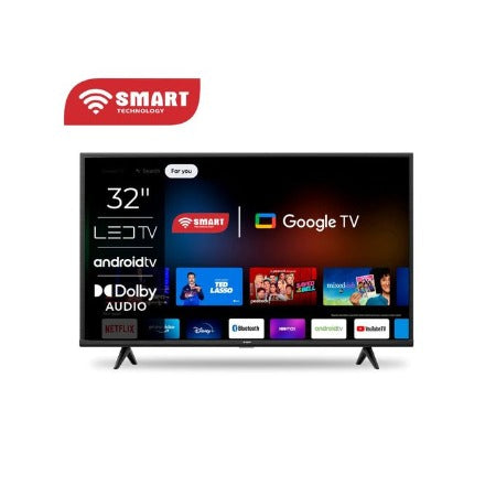 SMART TECHNOLOGY 32" HD LED TV ANDROID 11 + WIFI -HDMI-USB - STT-3298K - 12 Mois De Garantie