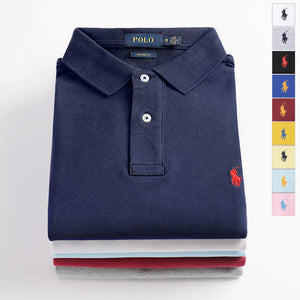 Importé - Polo Homme Classique Manche Courte En Coton