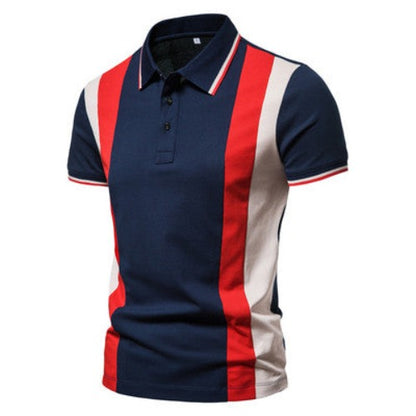 Importé - Polo Slim Fit Homme Décontracté Manche Courte