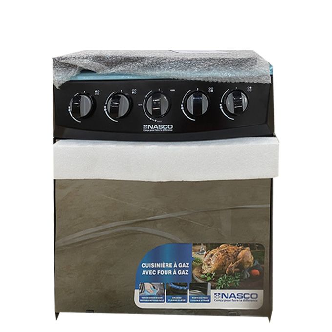 NASCO GAZINIERE 4 FEUX 50x55CM SANS COUVERTURE VITRÉE - NASGC-50MO+ST-CTZ