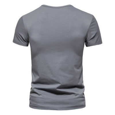 Importé - T-Shirt Hommes Décontractés Manches Courtes En Coton Elastique