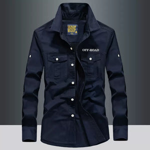 Importé - Chemise Pur Coton Homme Slim Fit Manches Longues