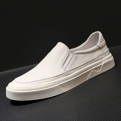 Importé - Chaussure Homme En Cuir Semelle Souple Sans Lacets