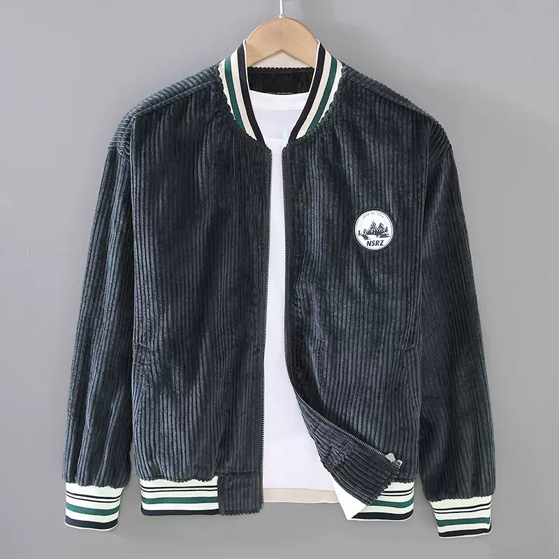 Importé -  Cardigan Pull Décontractée Homme En velours Col Monantes 100% Coton