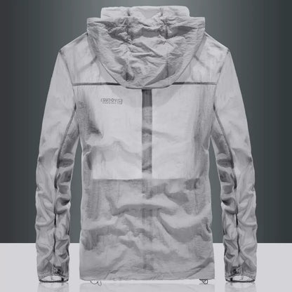 Importé - Chemise Pull Homme Protection Solaire A Capuche