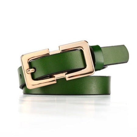 Importé - Ceinture Femme En Cuir Véritable