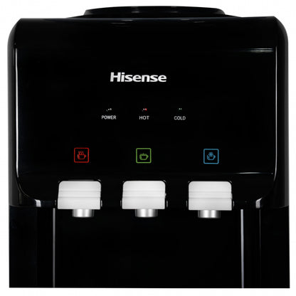 HISENSE DISTRIBUTEUR D'EAU AVEC REFRIGERATEUR 3 ROBINETS NOIR - H96WDTB3S1R