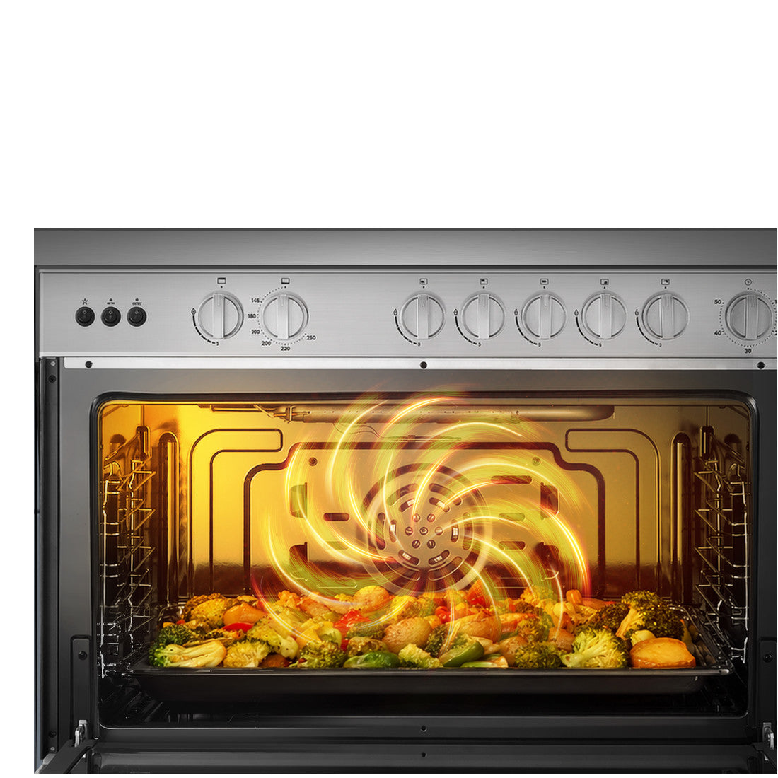 HISENSE GAZINIERE 5 FEUX INOX - HFG90335RX02