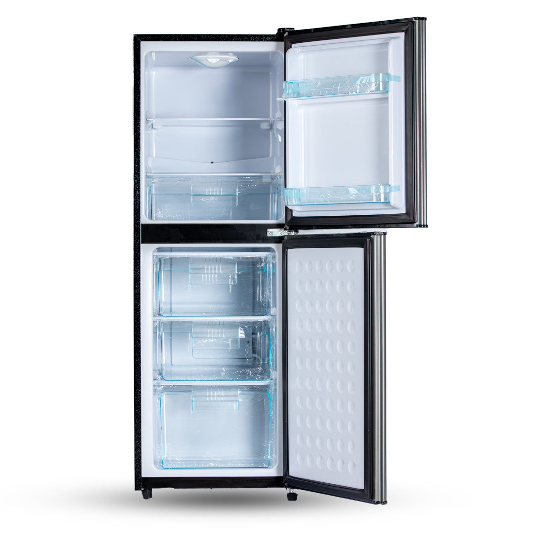 REFRIGERATEUR COMBINE 3 TIROIRS 203L- ECONOMIE D'ENERGIE - NASD2-203FL-DS