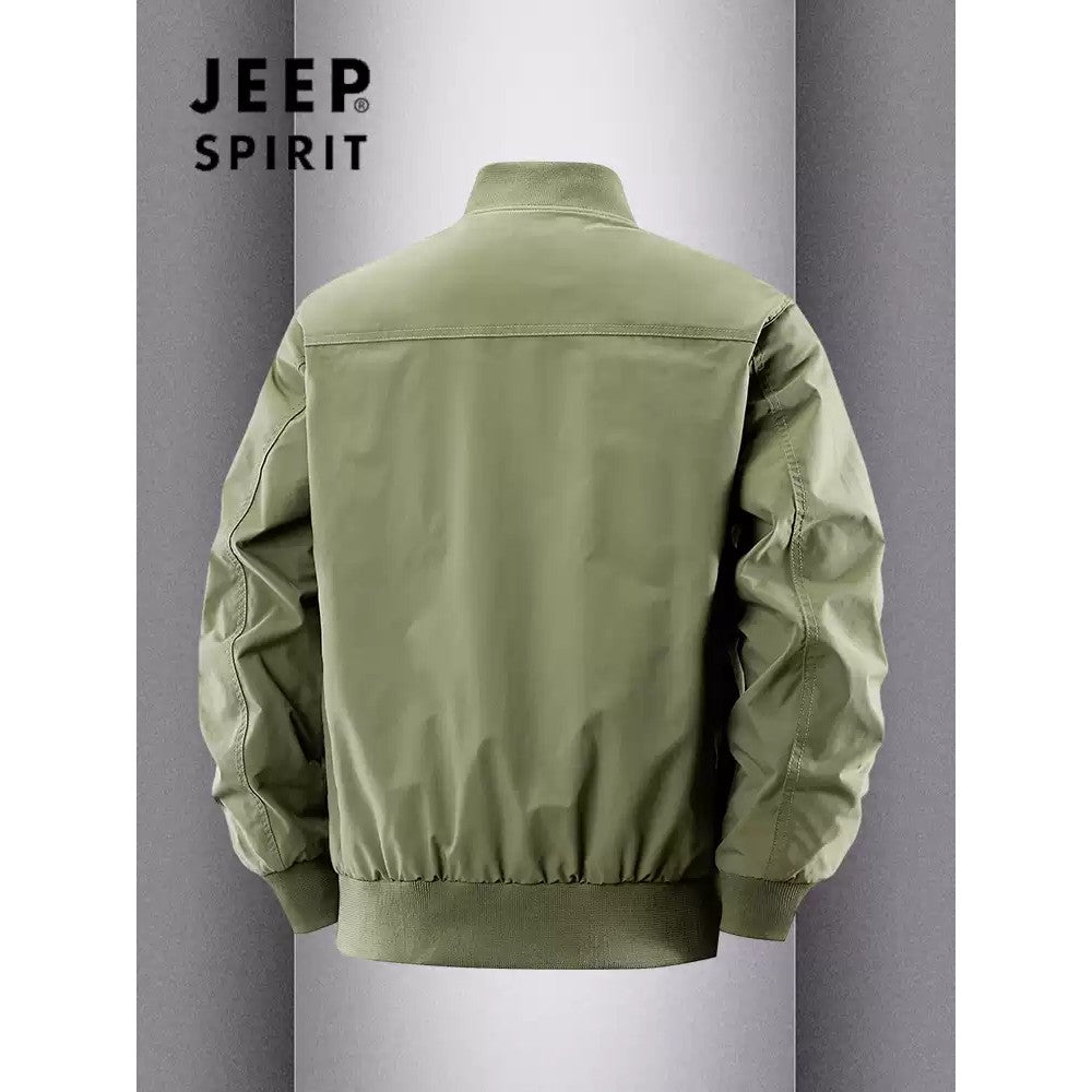 Importé - Veste JEEP SPIRIT Aviateur Style Baseball Américain Manches Longues