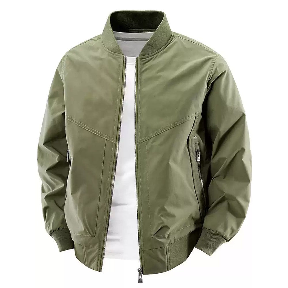 Importé - Veste JEEP SPIRIT Aviateur Style Baseball Américain Manches Longues