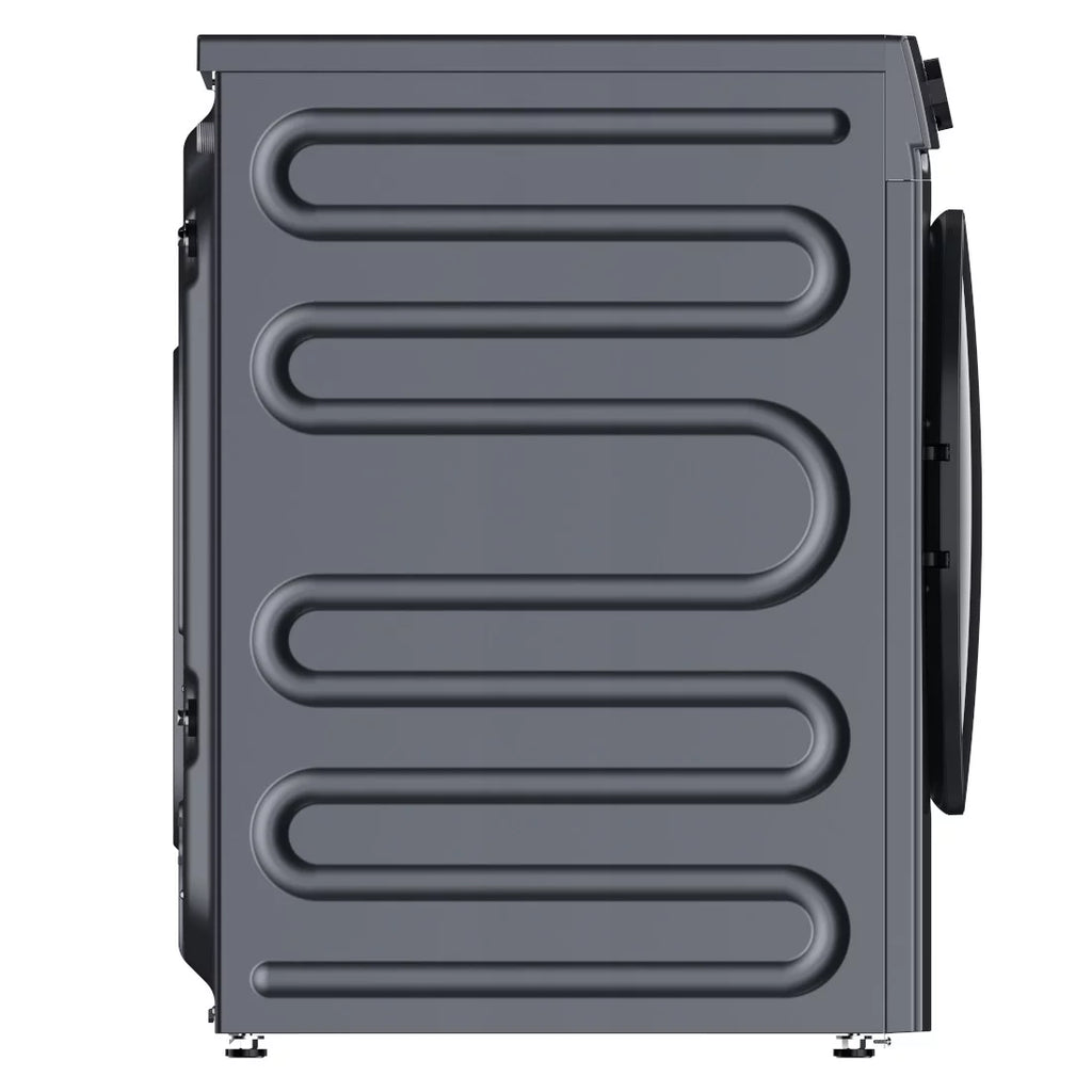NASCO MACHINE A LAVER 12KG FRONT LOAD INVERTER GRIS FONCE 1600W - NASFL-JS12KG-S