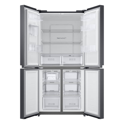 SAMSUNG REFRIGERATEUR 488L MULTIPORTES 4 PORTES TWIN COOLING INVERTER - DISTRIBUTEUR D'EAU - RF48A401EB4/EF