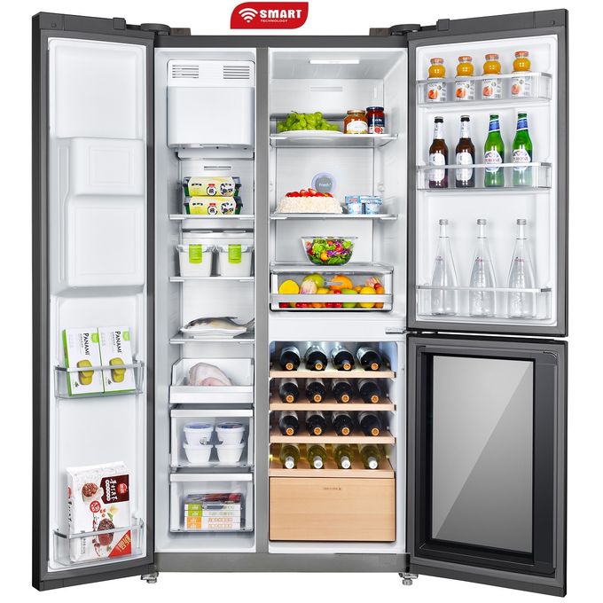 SMART TECHNOLOGY Réfrigérateur 3 Battants INVERTER - 548 L -STR-582IS - Garantie 12 Mois