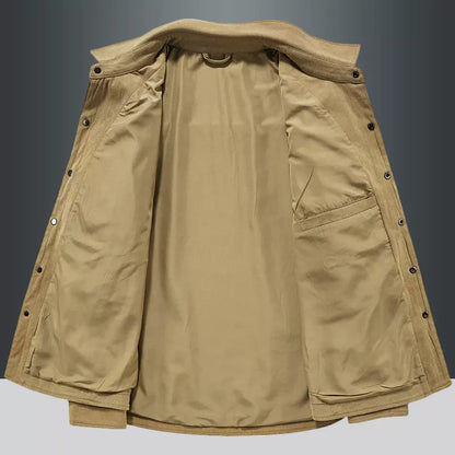 Importé - Chemise Homme Slim Style Veste Décontractée  À Manches Longues
