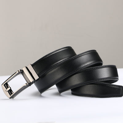 Importé - Ceinture Homme Confortable En Cuir Verni Premium