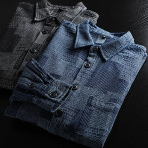 Importé - Chemise Homme 100% Coton Lourd Manches Longues