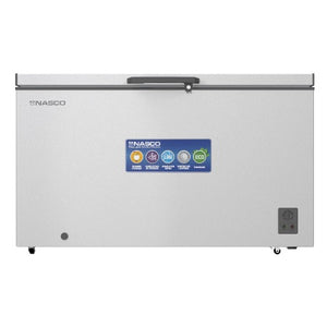 NASCO CONGELATEUR HORIZONTAL 1 PORTE GRIS SERRURE 397L - NAS-500WA