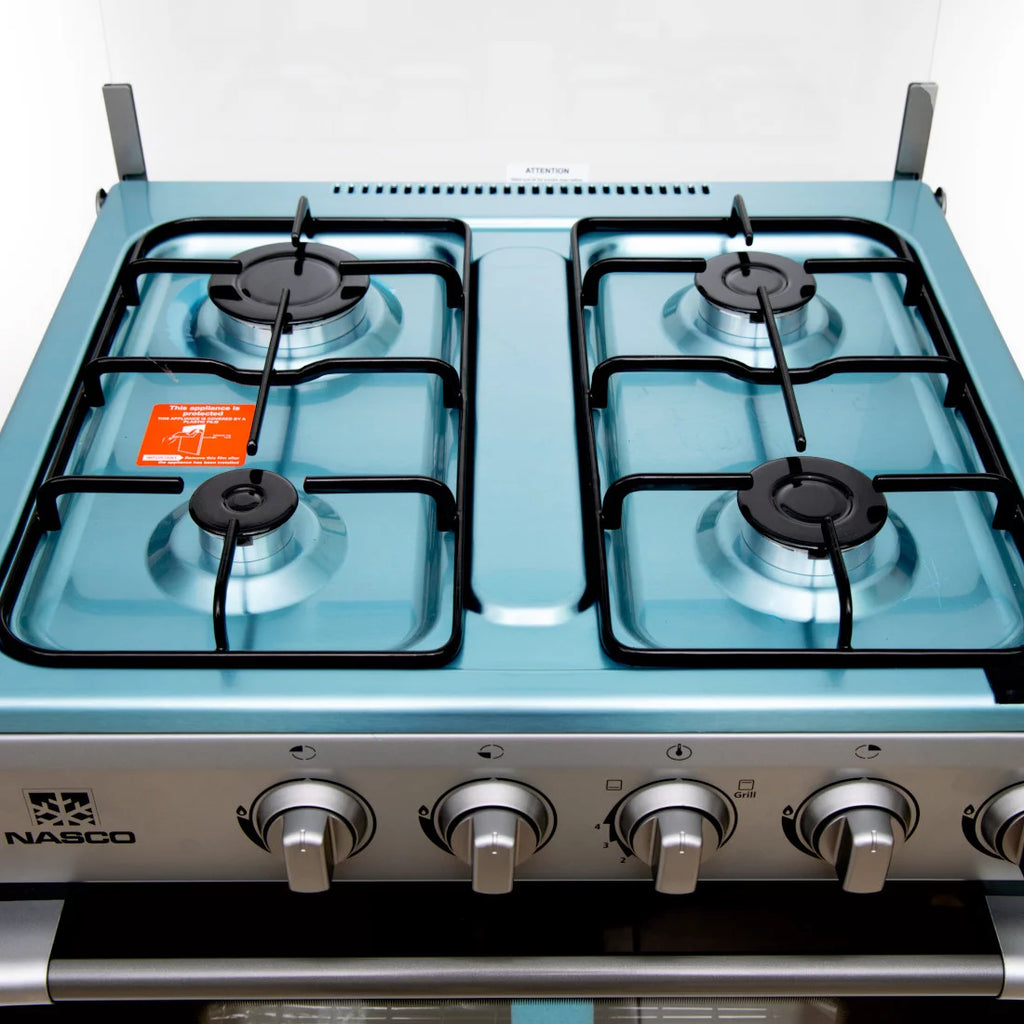 NASCO GAZINIÈRE SNIPER 4 FEUX COUV. VITRÉE – NASGC-SNIPER60S