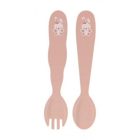 COUVERTS POUR ENFANTS-2PCS-TRAMONTINA-LE PETIT ROSE