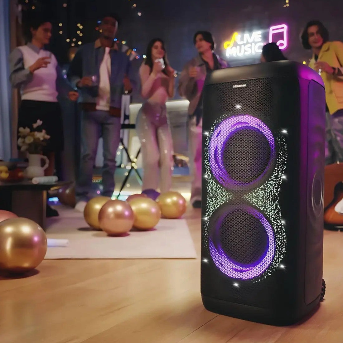 HISENSE PARTY SPEAKER 620W AURACAST CONNECT LIFE - PARTY THUNDER