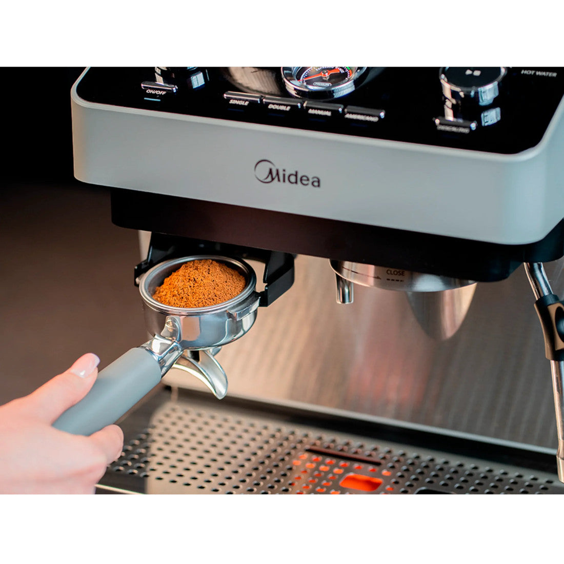 MIDEA MACHINE A CAFE SEMI AUTOMATIQUE 2.5LT - 2800-3200W - MA-SACM2501