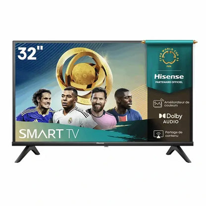 TV HISENSE LED - 32″ - CONNECTÉ - FHD - BT - WIFI - ETHERNET - COMPATIBLE - ALEXA - 32A4QS