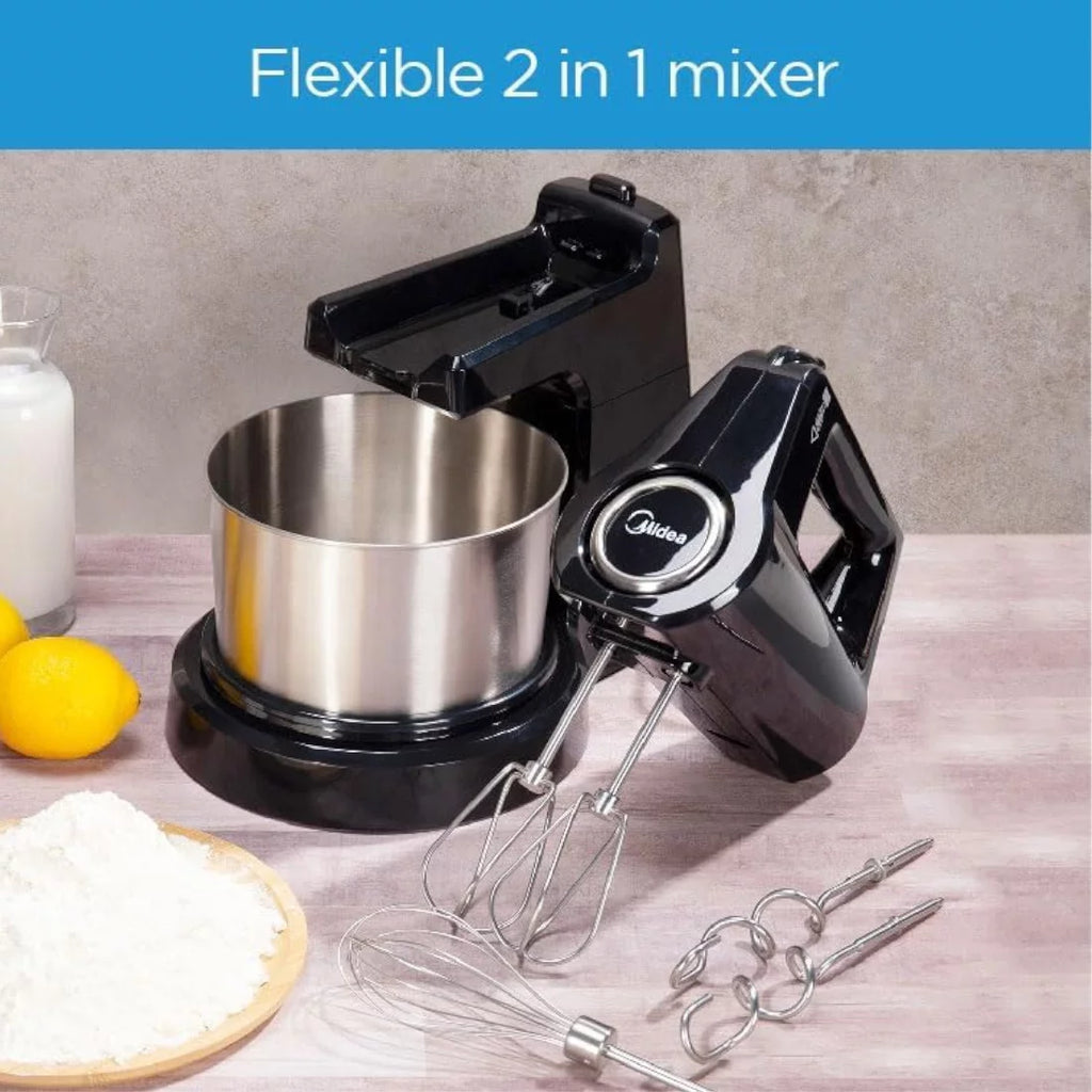 MIDEA BATTEUR ELECTRIQUE AVEC BOL - 5 VITESSES - MIXER_HM0293A