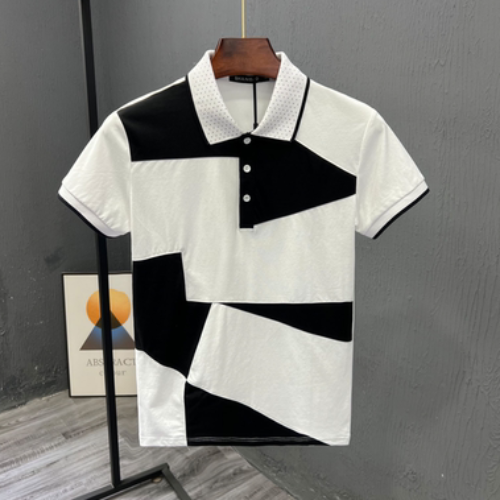 Importé - T-Shirt Polo Homme Demi-manches Décontracté