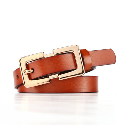 Importé - Ceinture Femme En Cuir Véritable