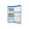 NASCO MINI REFRIGERATEUR RETRO BLEU DEUX PORTES - 110LT - NASF2-110RT