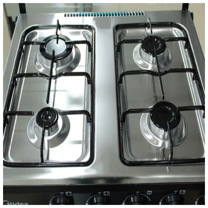 MIDEA GAZINIERE 4 FEUX 60*60 XPRESS GRIL - AUTOMATIQUE - 24TMG4G082C-I