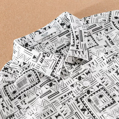 Importé - Chemise Homme Pur Coton Ethnique Manches Longues