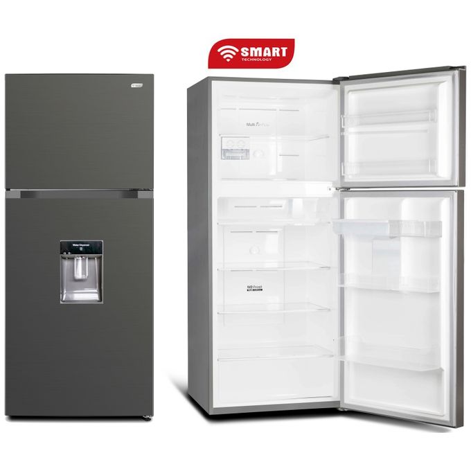 SMART TECHNOLOGY Réfrigérateur Smart 2 Battants Avec Fontaine - 410L -Gris - STR-717WM