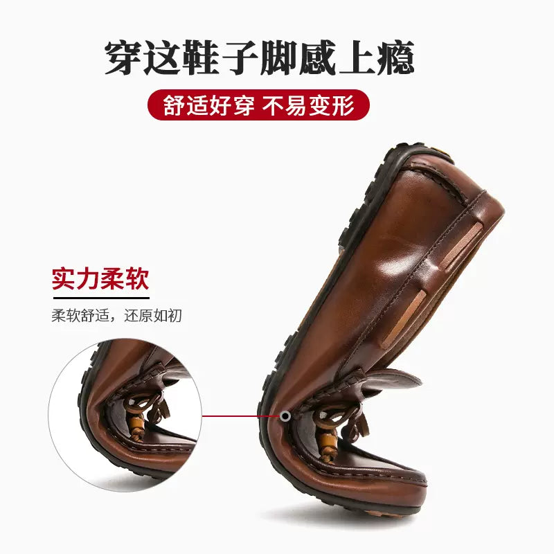 Importé - Chaussure Homme Tod's Style Britannique Tendance 100% Cuir