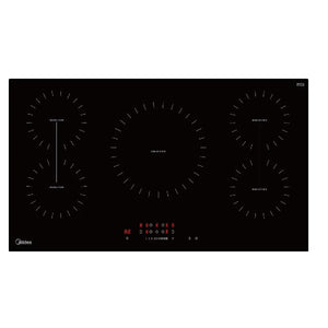 MIDEA TABLE DE CUISSON A INDUCTION 3 ZONES - INVERTER QUATRO - MC-IV10241B2CC-A
