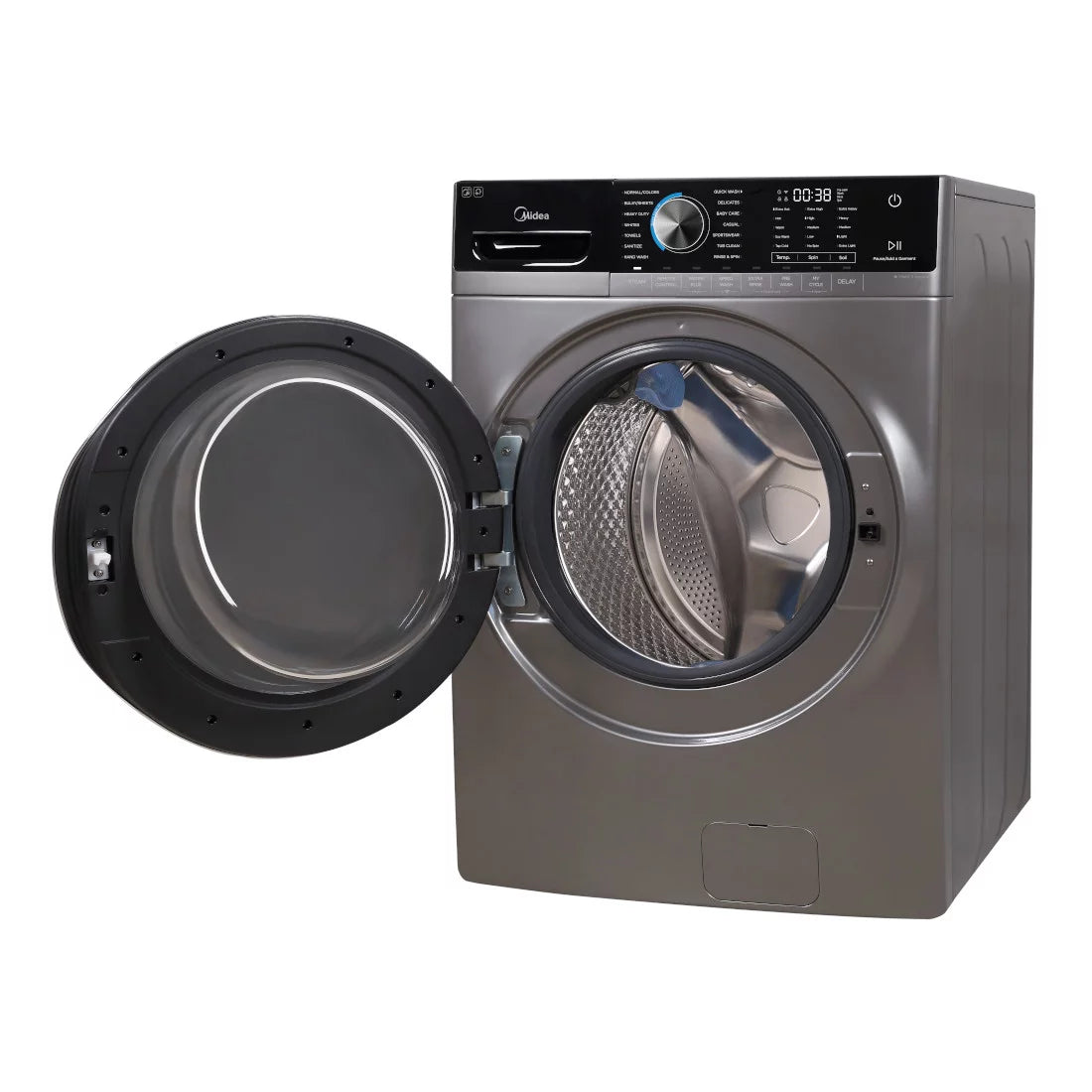 MIDEA MACHINE A LAVER 21KG FRONT LOAD GRIS SOMBRE - INVERTER - MF600W210B/S