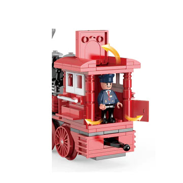 JEU COGO STEAM TRAIN 623PCS-TRAIN A ASSEMBLER+6ANS