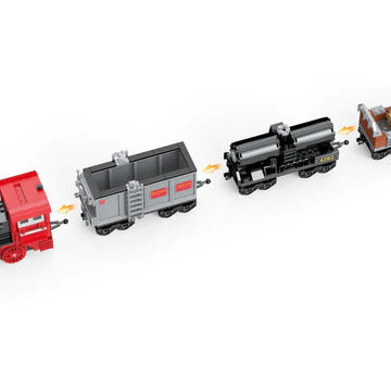 JEU COGO STEAM TRAIN 623PCS-TRAIN A ASSEMBLER+6ANS