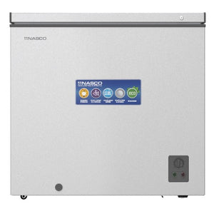 NASCO CONGELATEUR HORIZONTAL UNE PORTE GRIS 206L - NAS-275WA